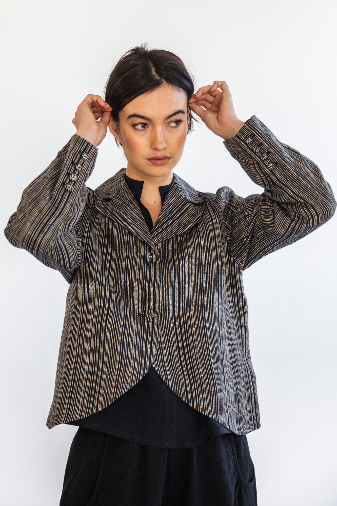 Conran Blazer | Raven Stripe