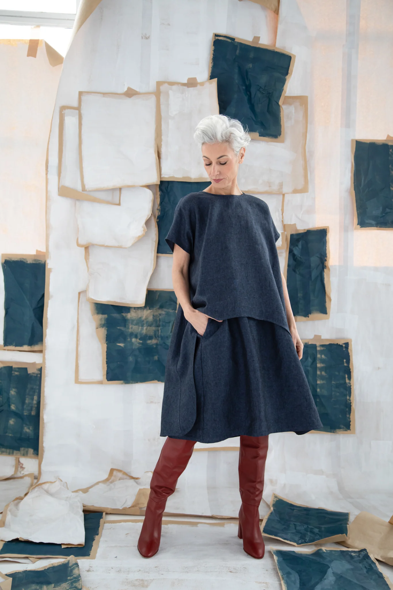 Dolly Dress | Navy