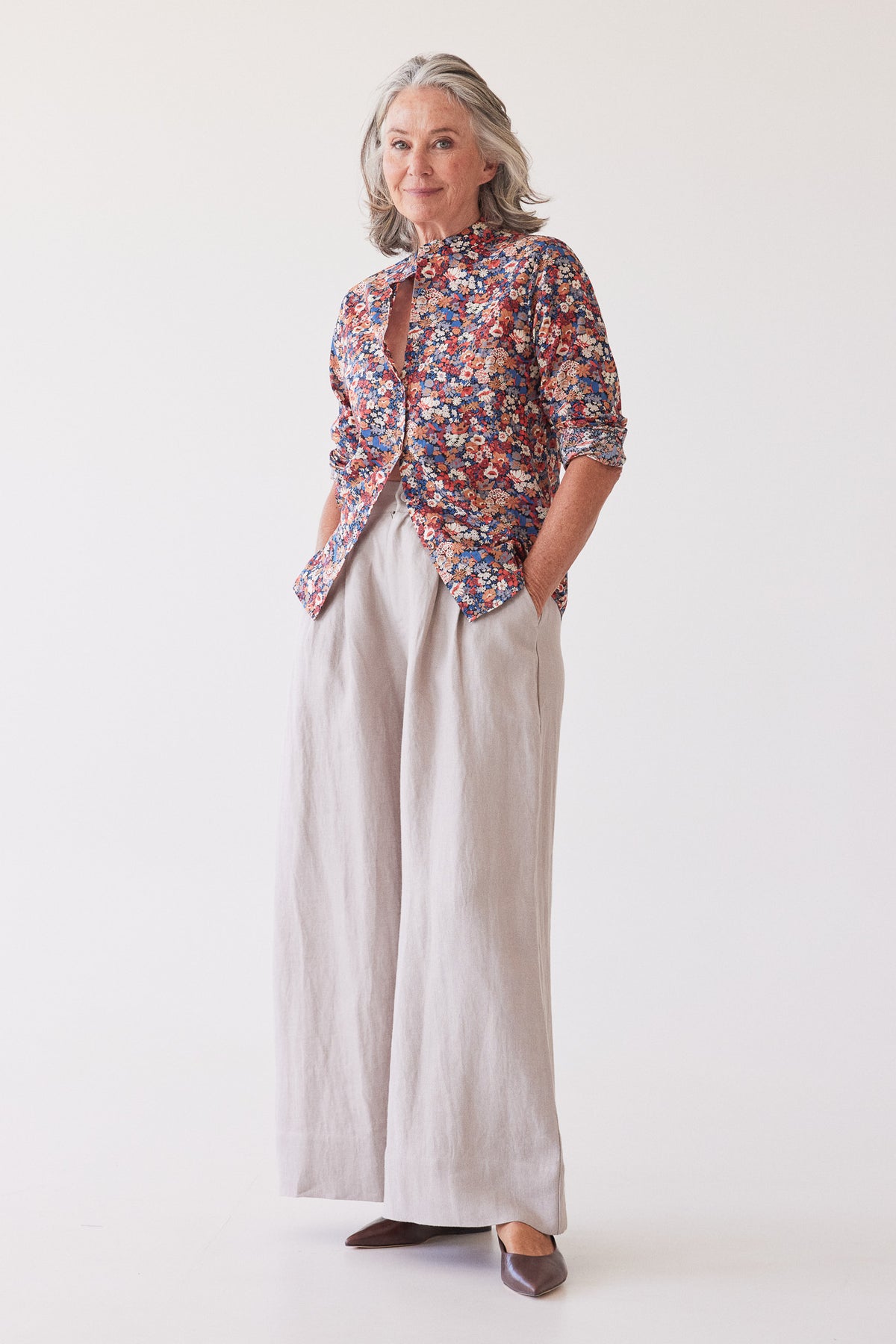 Easton Wide Leg Pant | Stone
