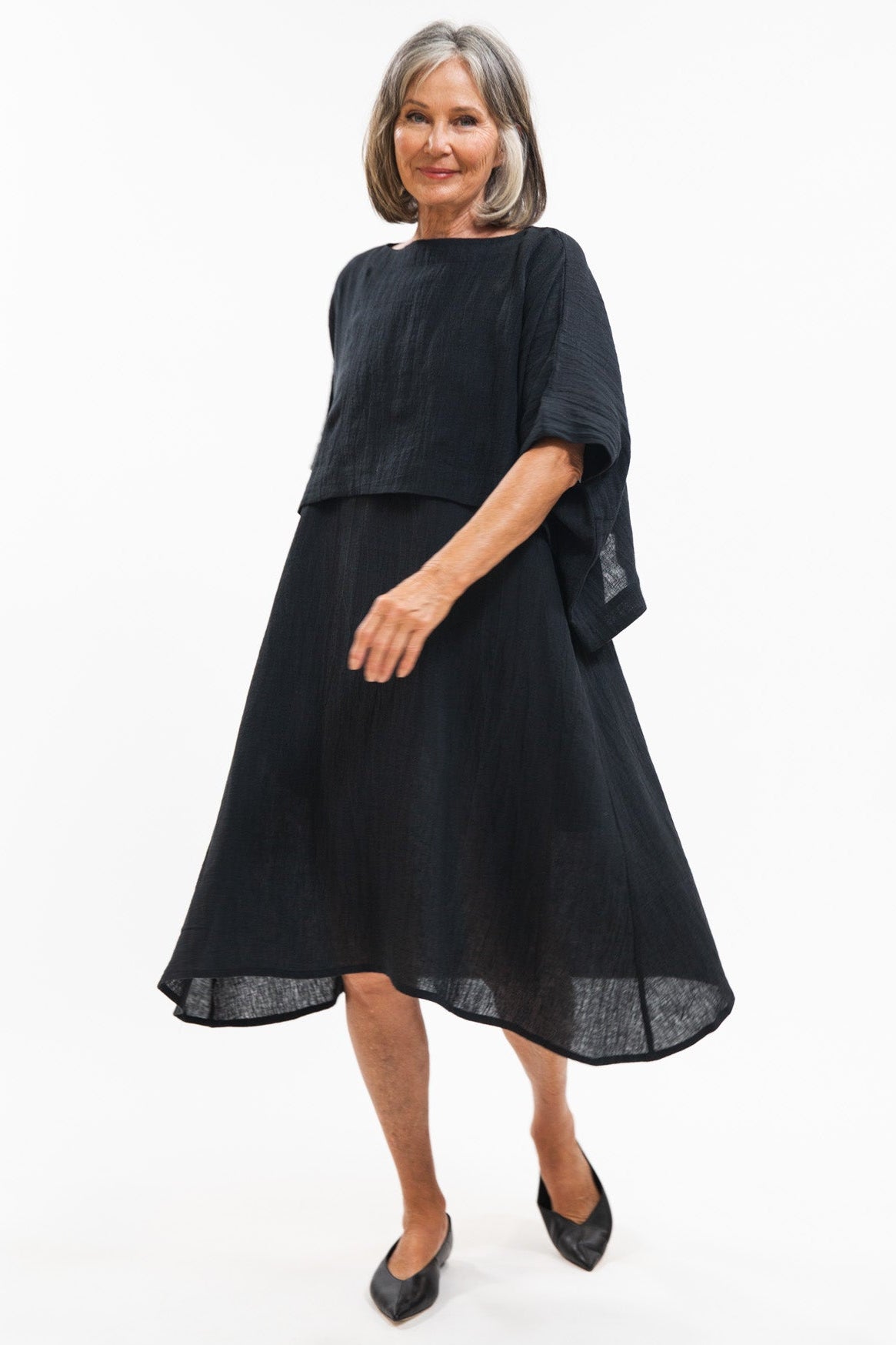 Eliza Dress | Black Crush
