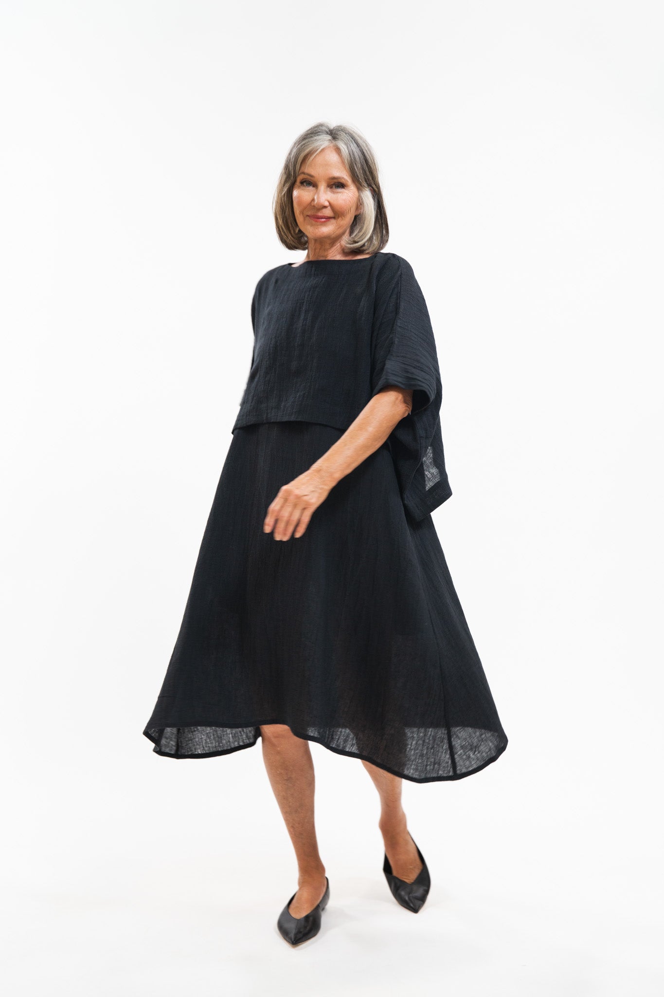 Eliza Dress | Black Crush