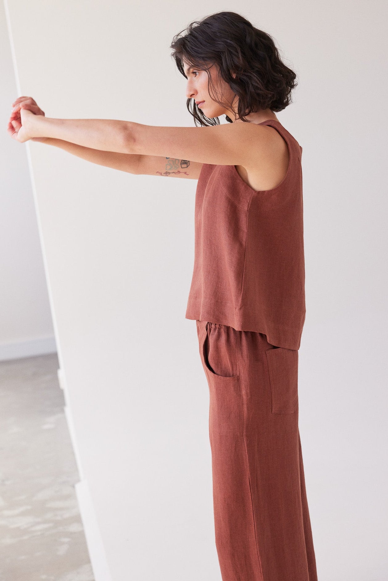 Ellis Shell Top | Brick