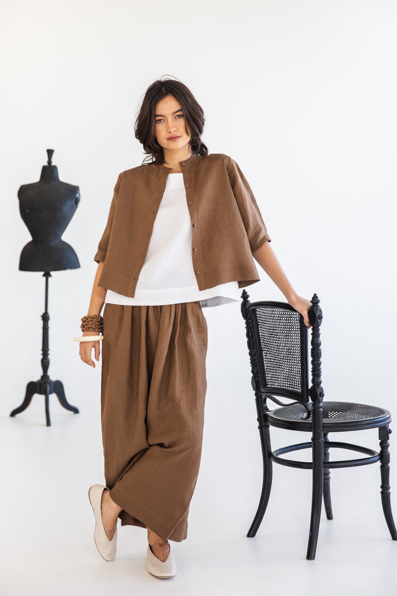 Ellis Shell Top | White