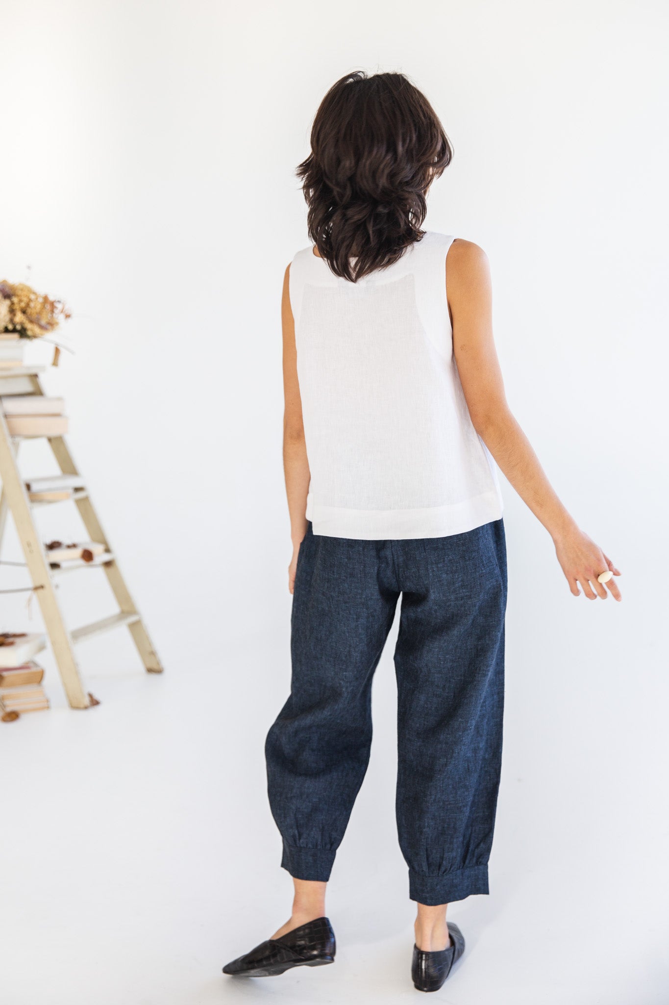 Ellis Shell Top | White