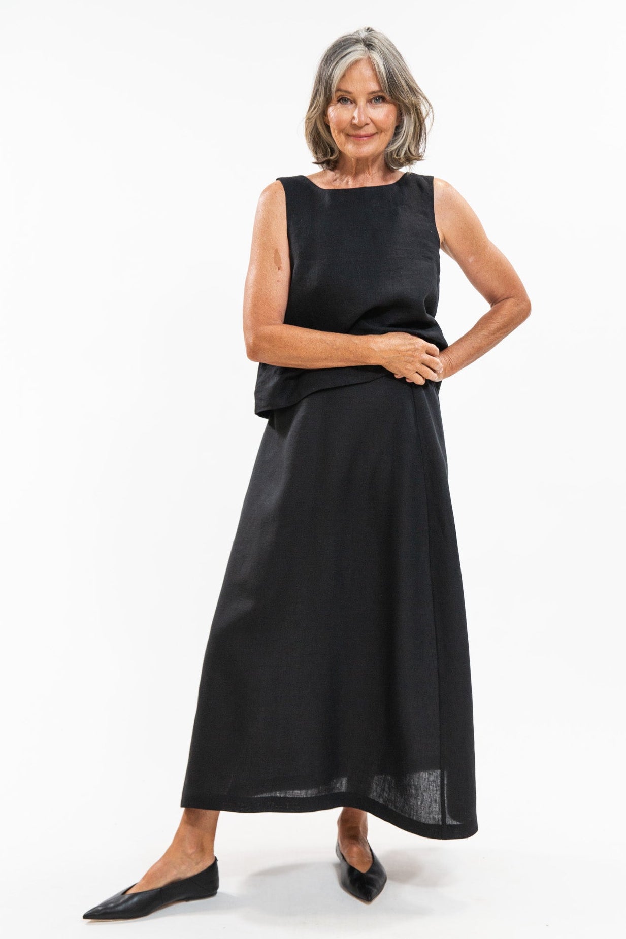 Ellis Shell Top | Black