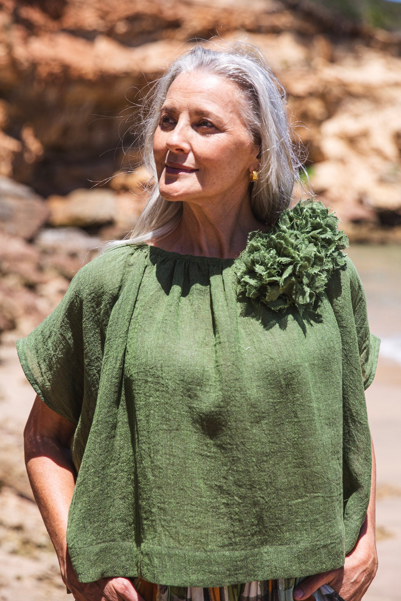 Flower Brooch | Lichen