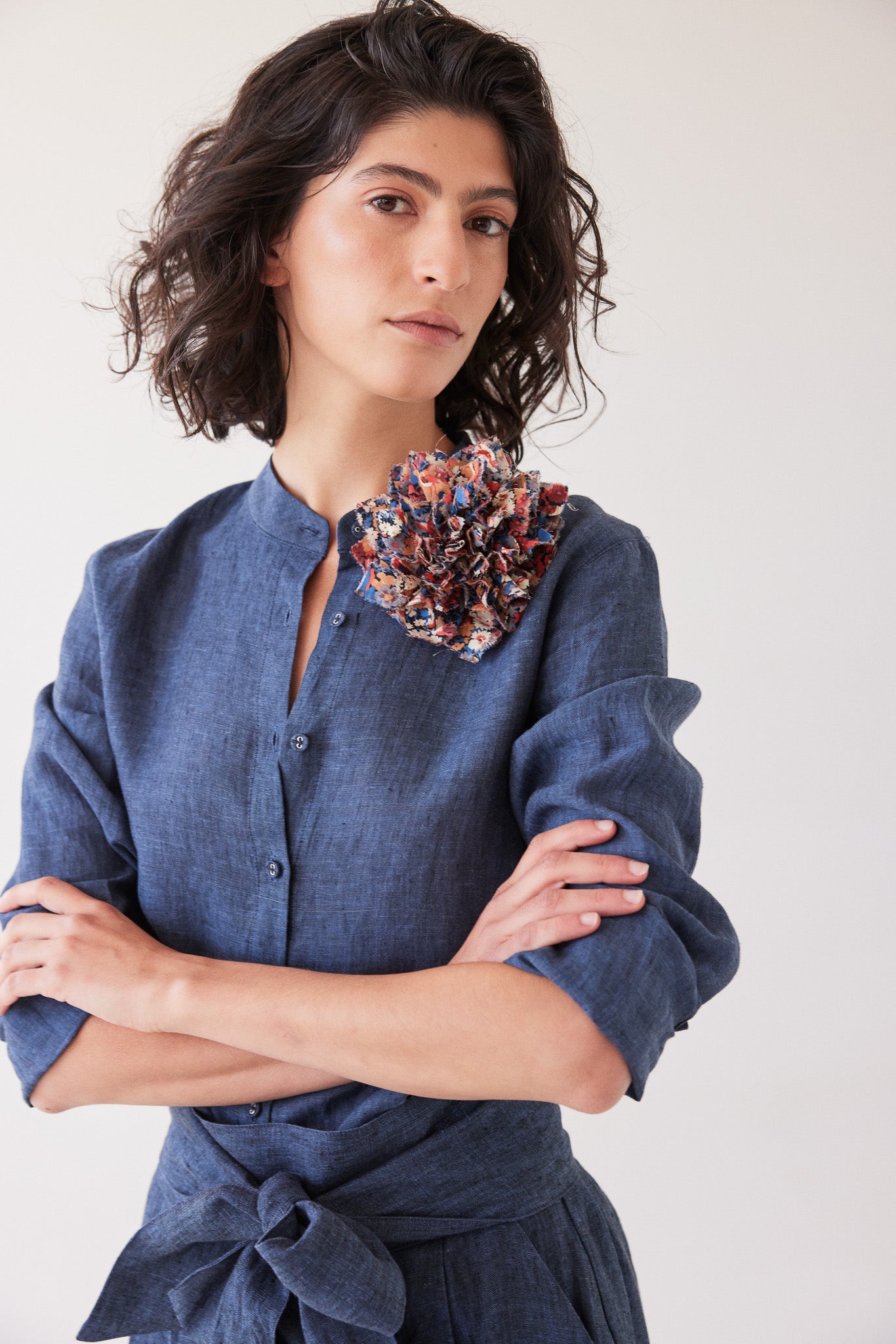Fabric Flower Brooch | Thorpe Liberty