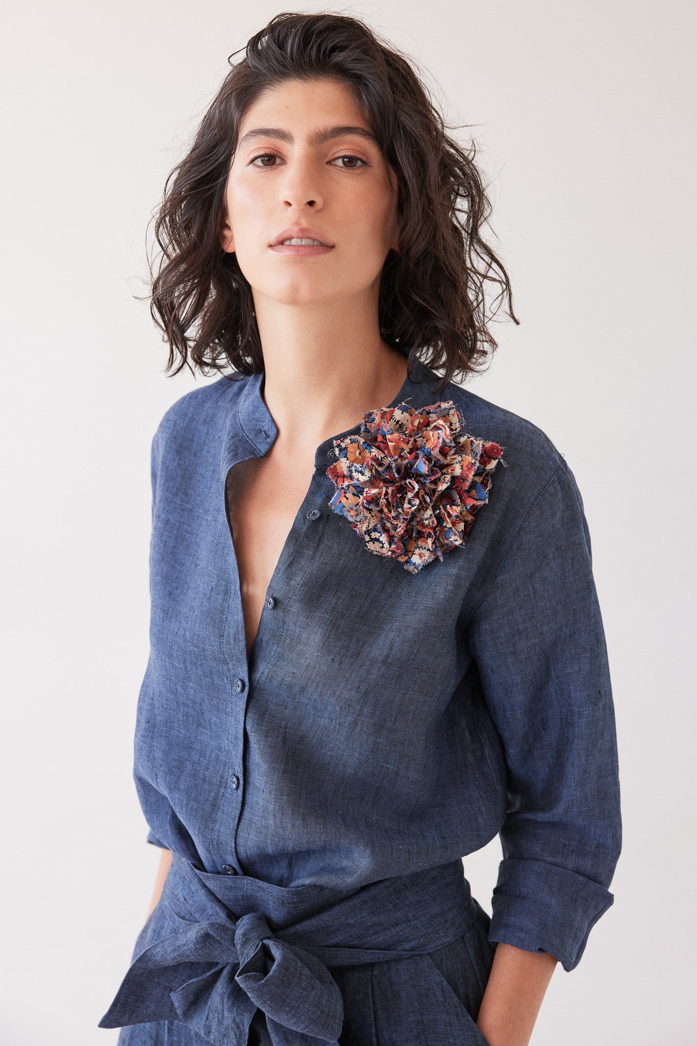 Fabric Flower Brooch | Thorpe Liberty
