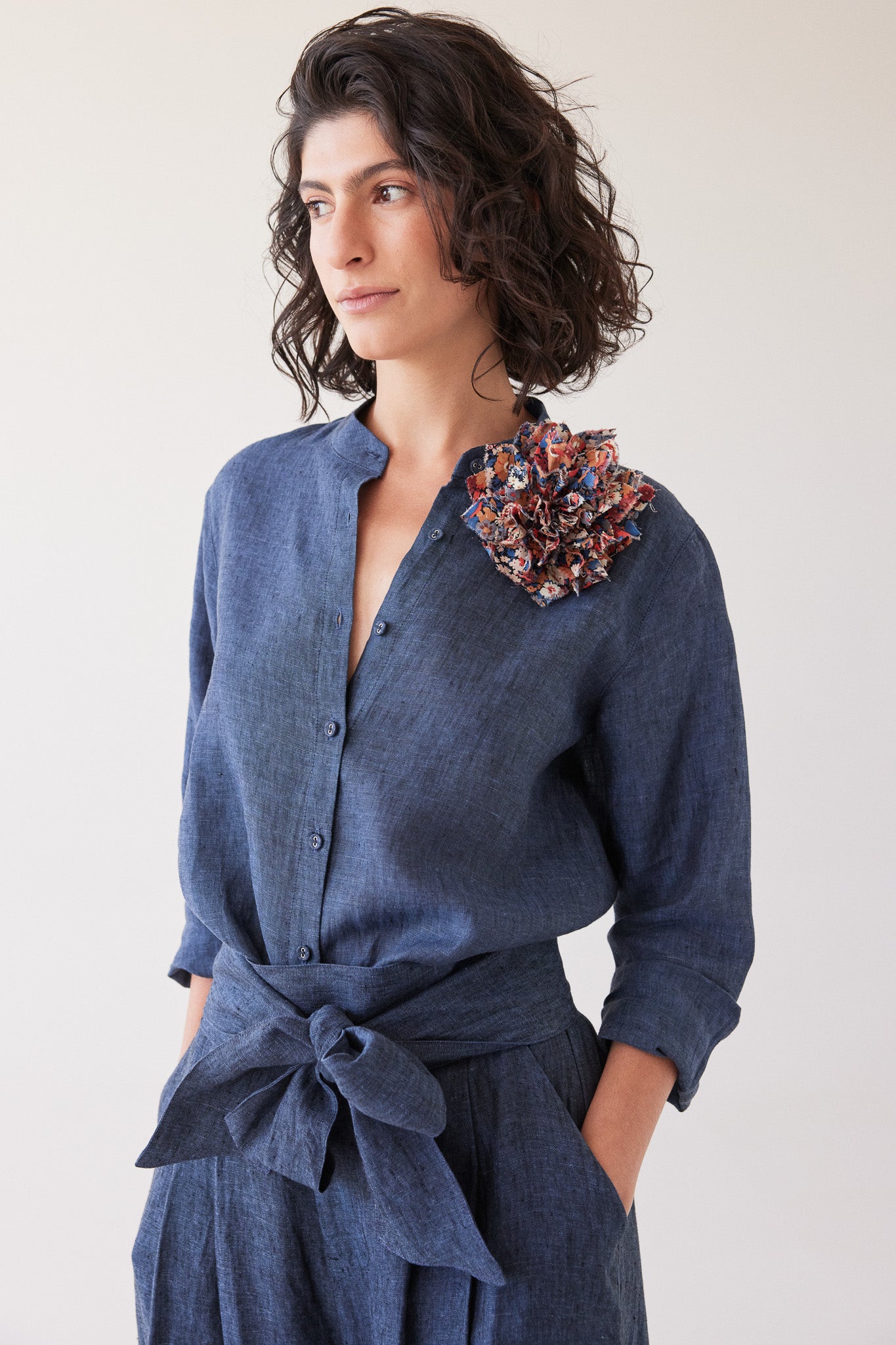 Fabric Flower Brooch | Thorpe Liberty