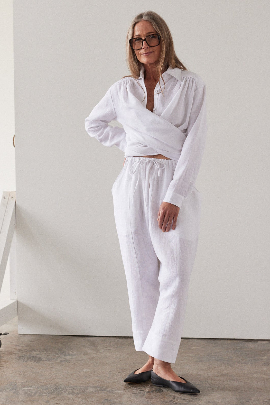 Ginza Pant | White