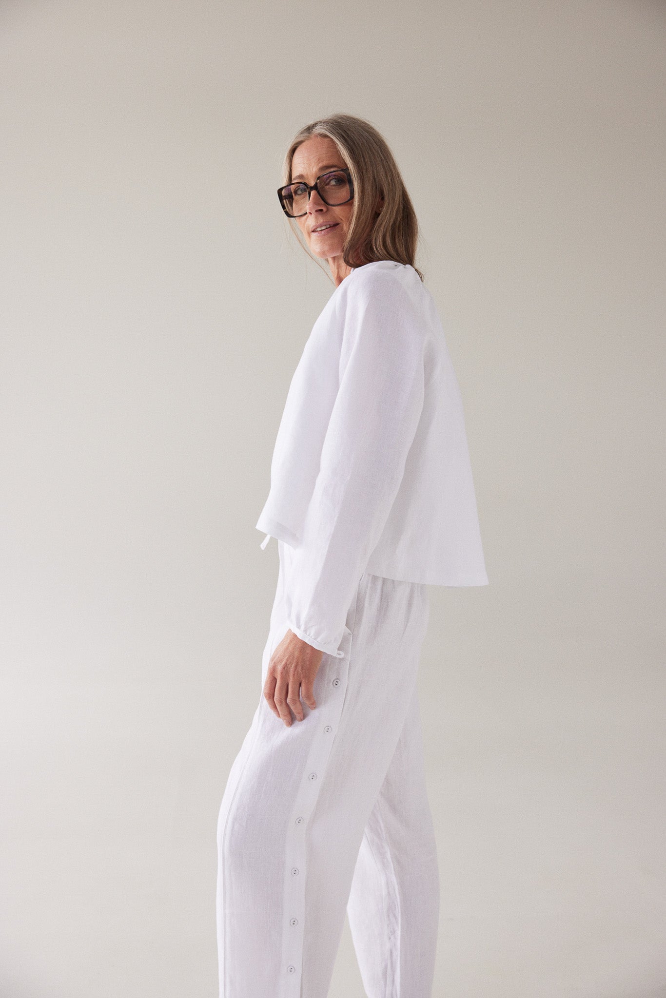 Glenda Jacket | White