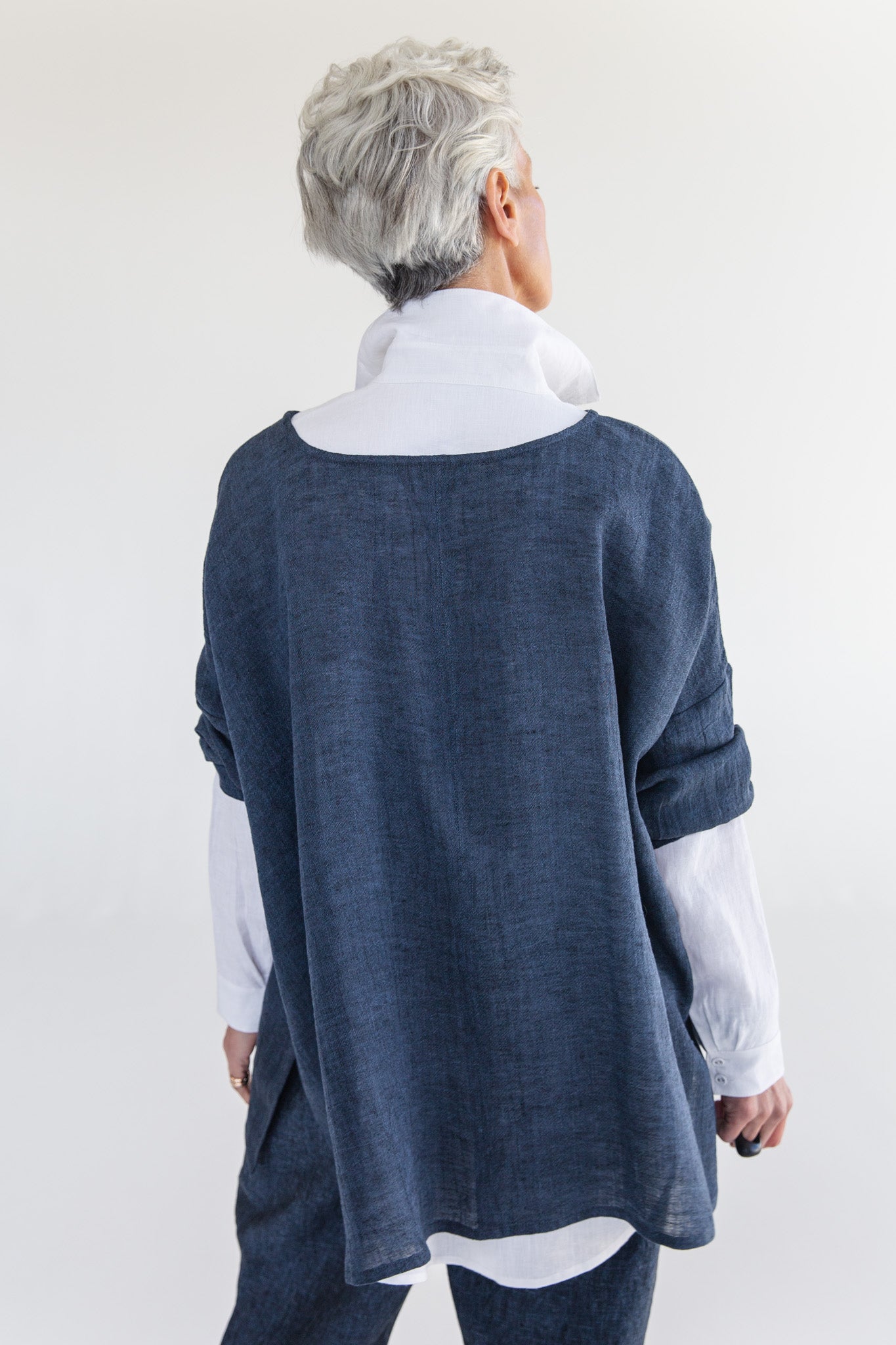 Harry Top | Navy Gauze