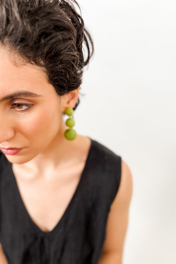 Tiered Drop Earring | Citron