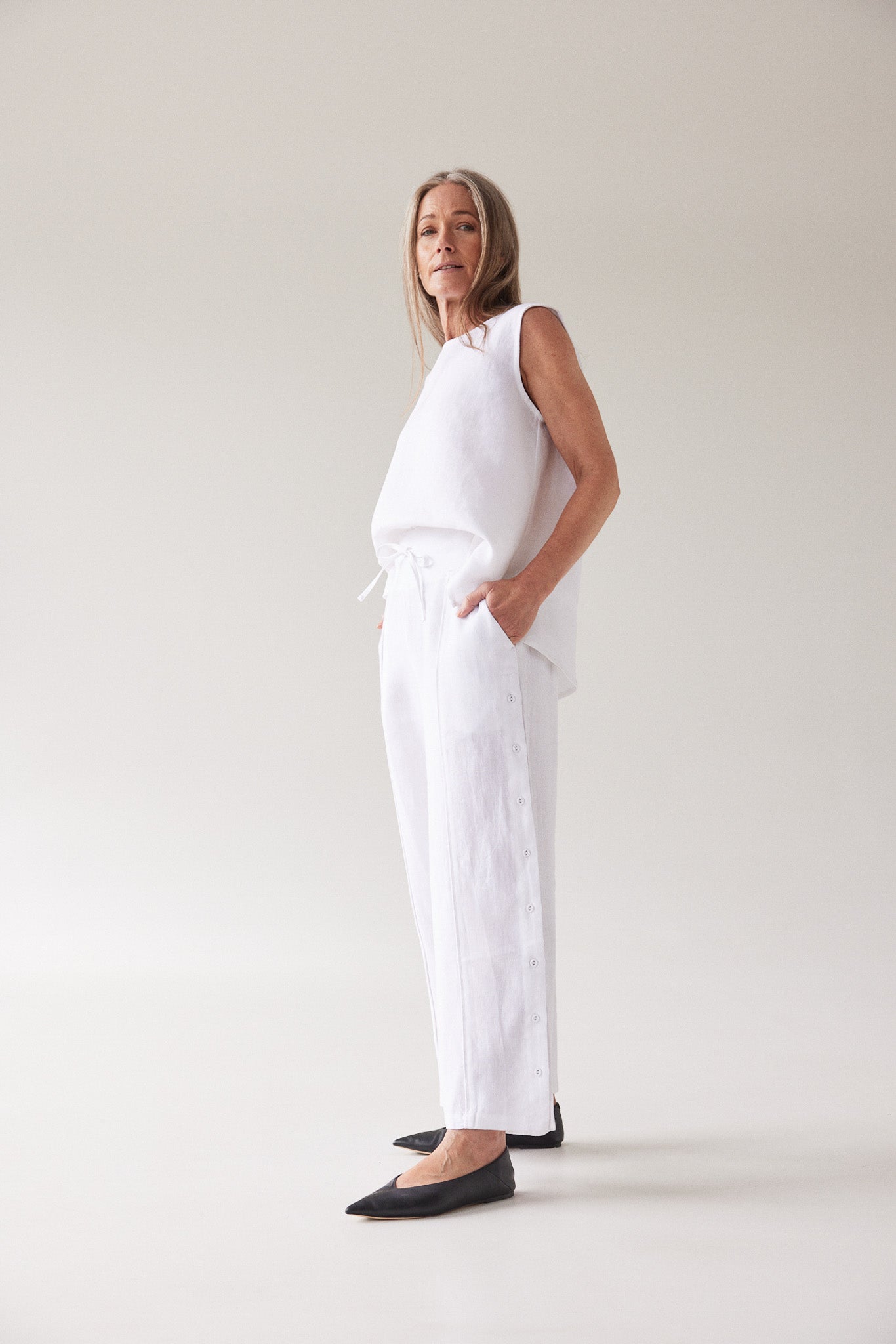 Jemima Pant | White