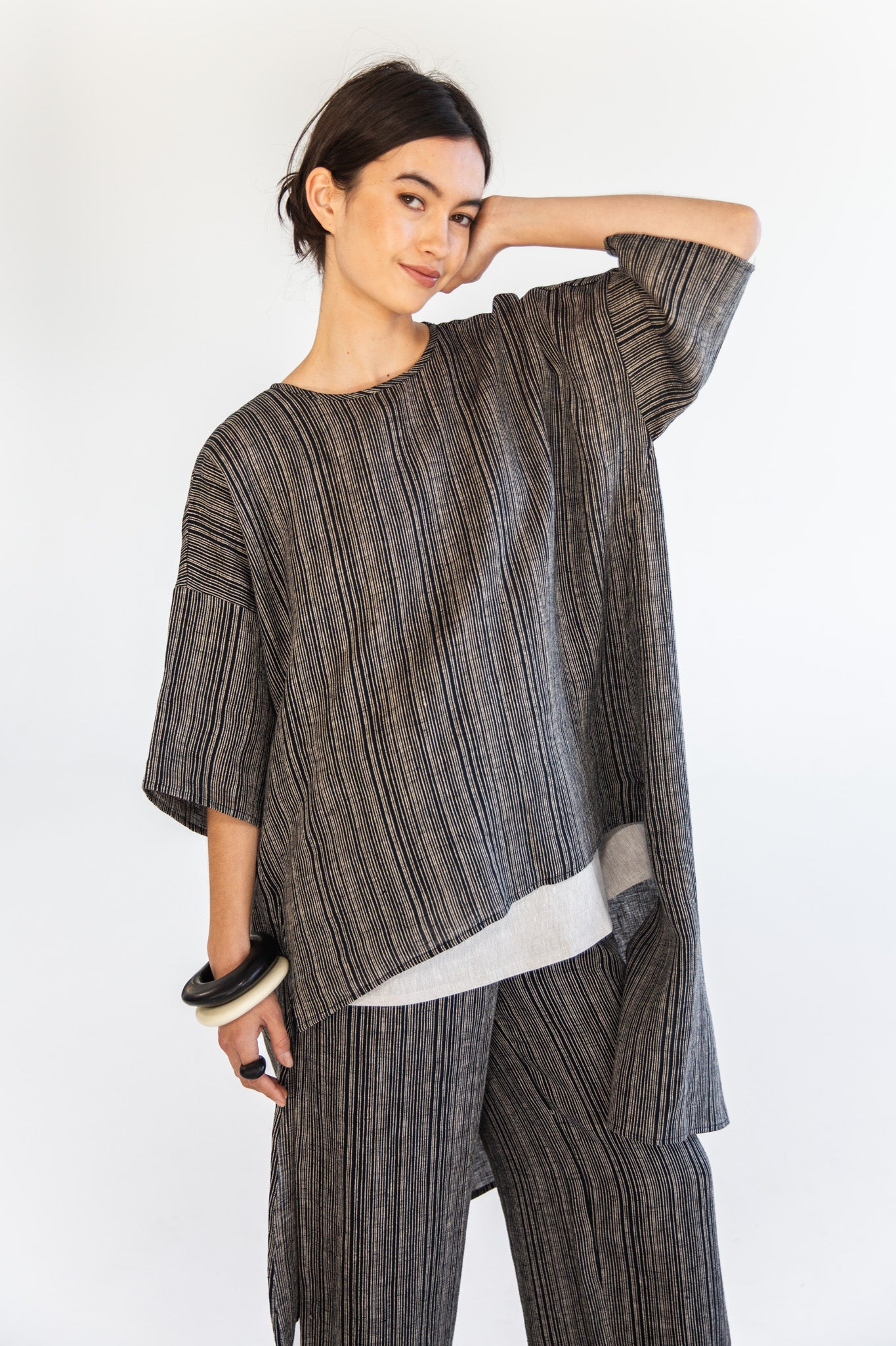 Lanie Top | Raven Stripe