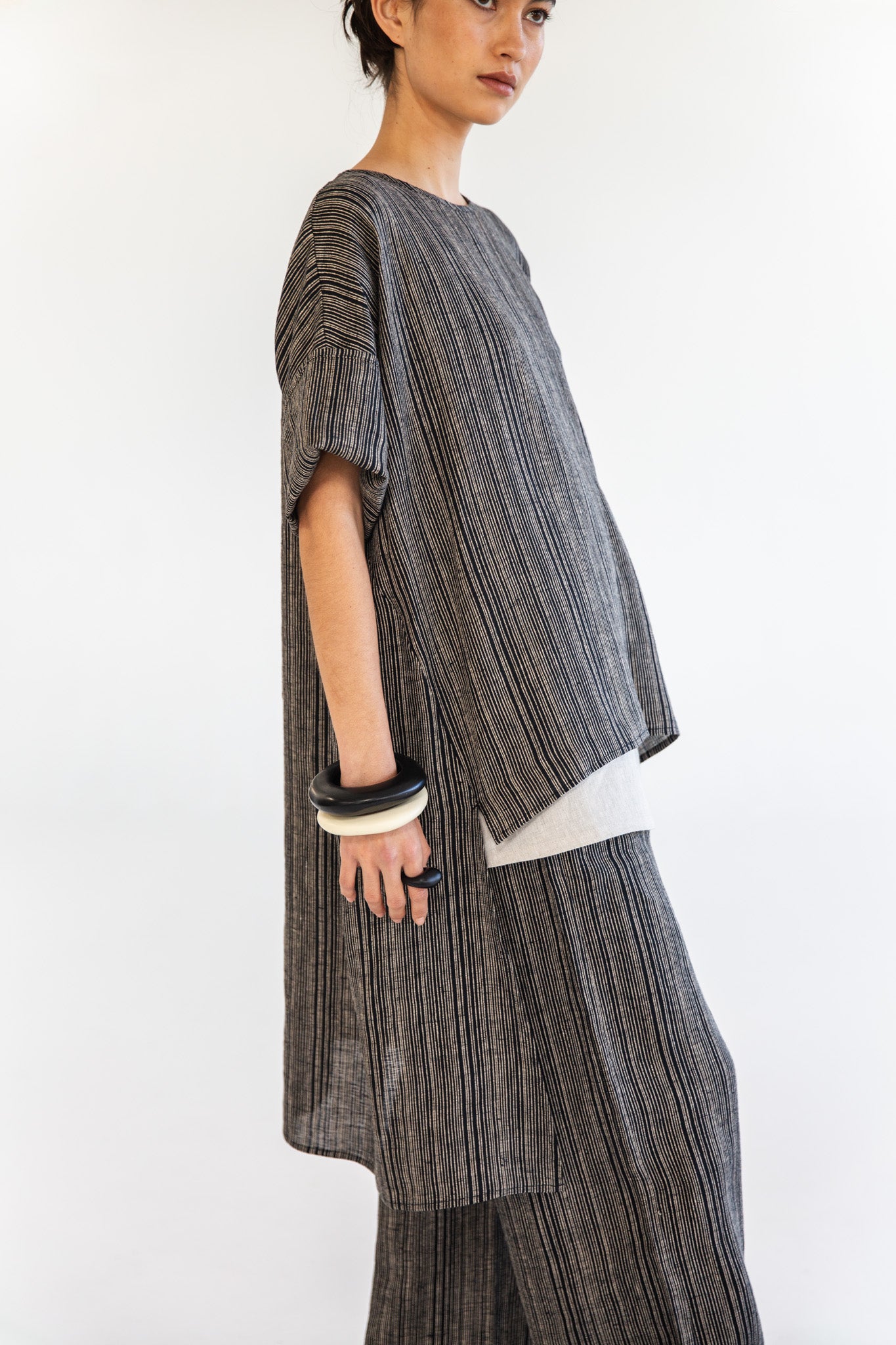 Lanie Top | Raven Stripe