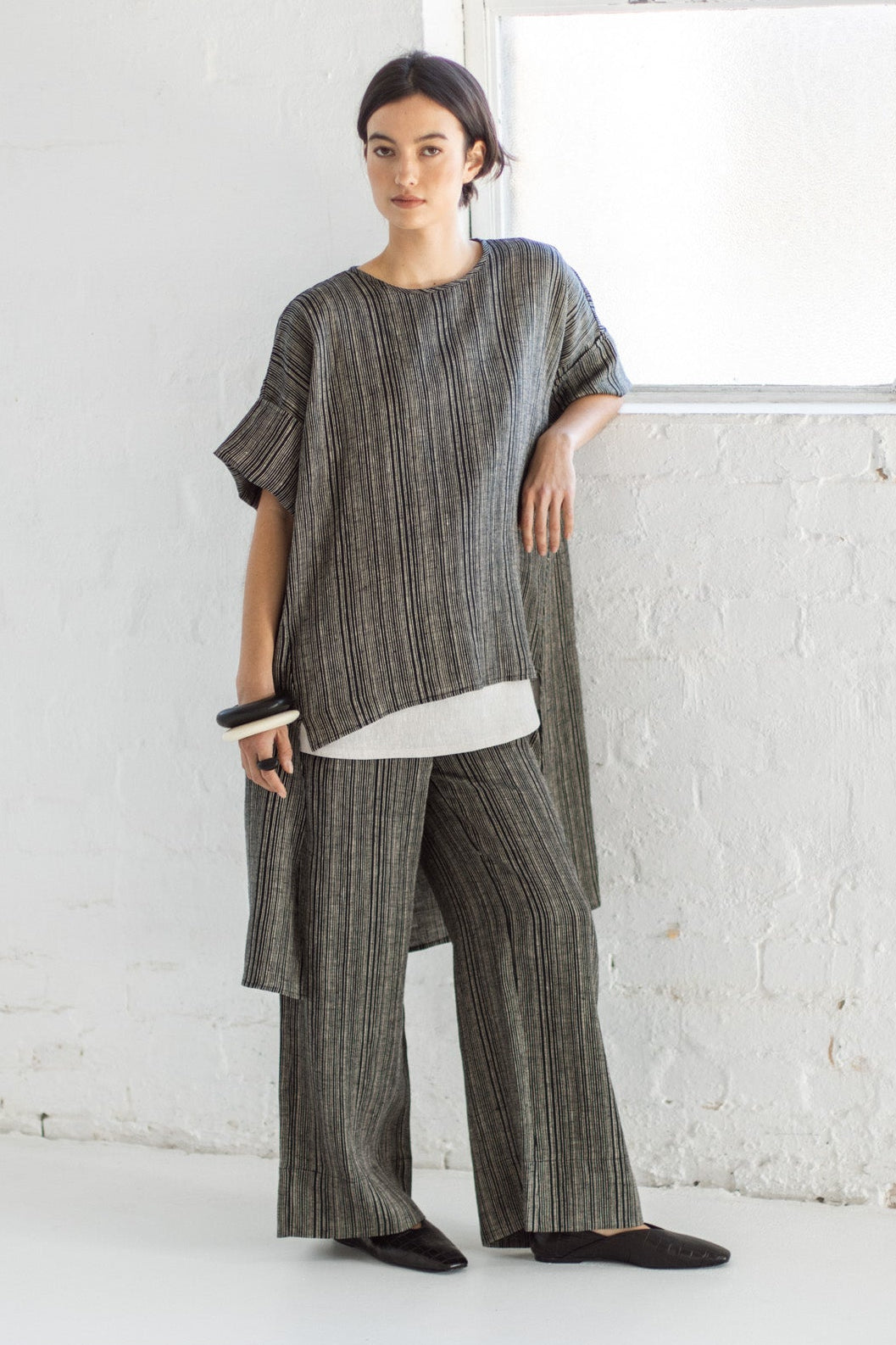 Lanie Top | Raven Stripe