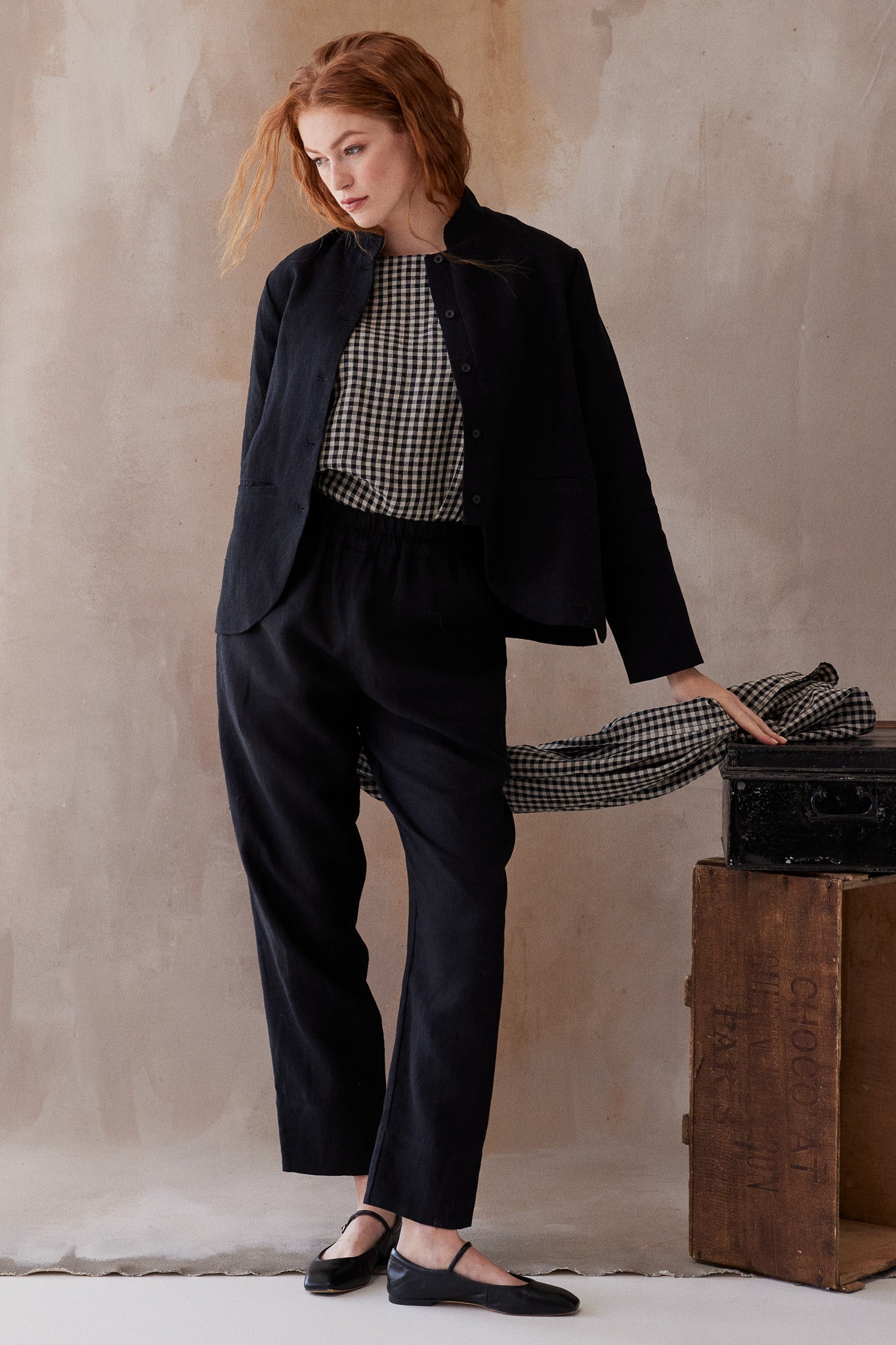 Leighton Narrow Pant | Black