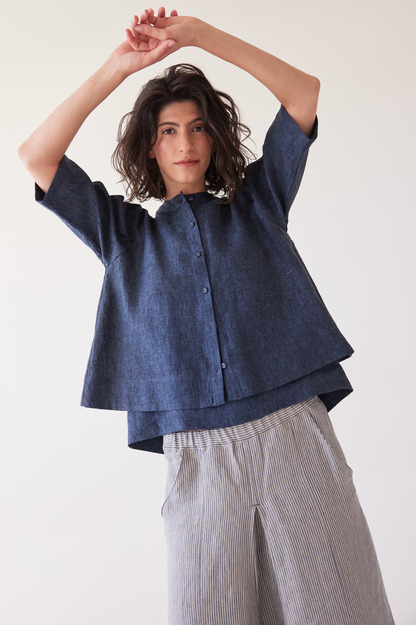 Loretta Reversible Top | Navy