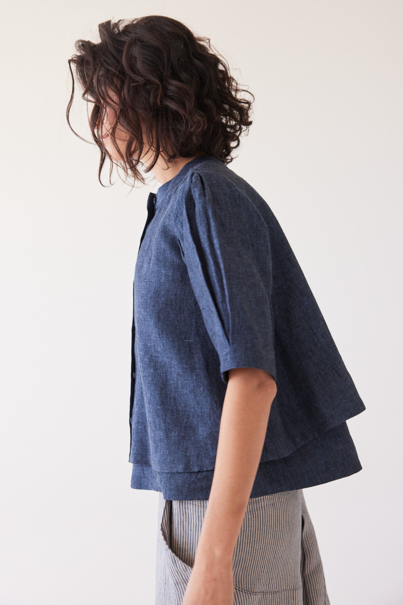 Loretta Reversible Top | Navy