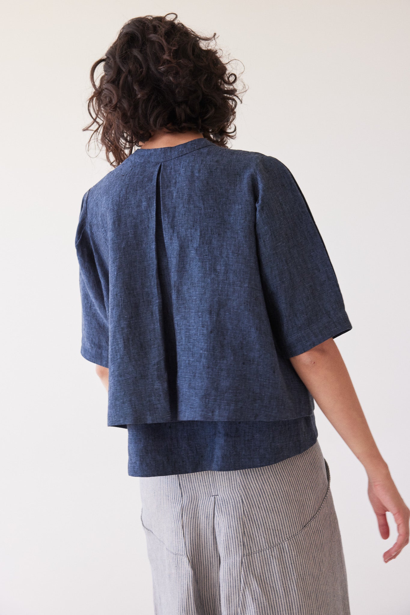 Loretta Reversible Top | Navy
