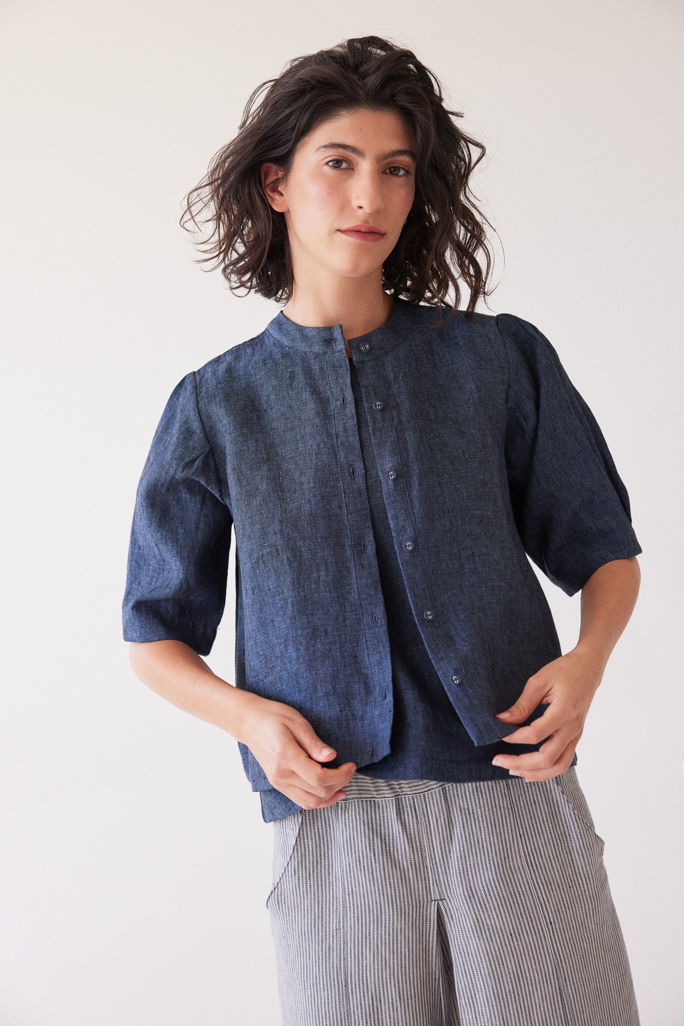 Loretta Reversible Top | Navy