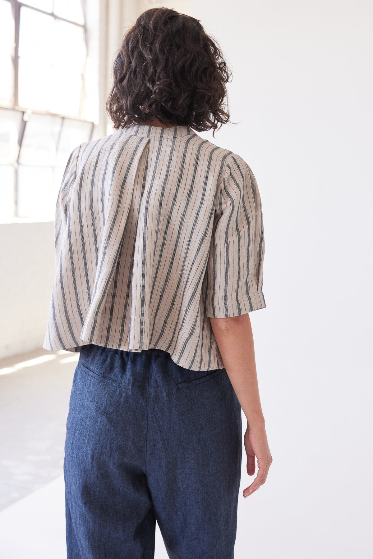 Leighton Narrow Leg Pant | Navy