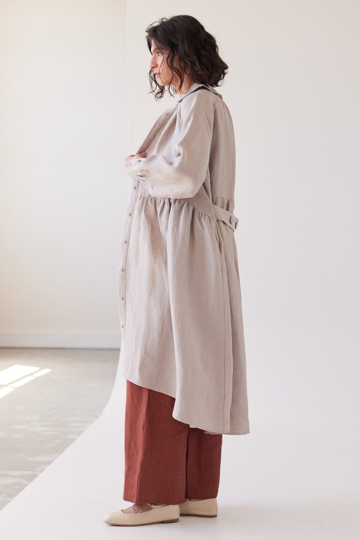 Maebry Duster Jacket | Stone
