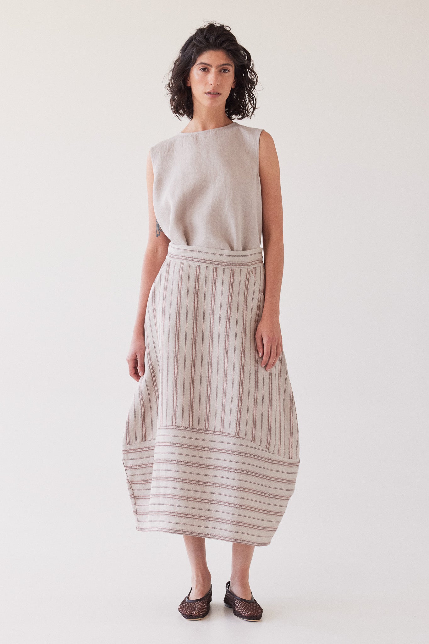 Mila Sleeveless Top | Stone