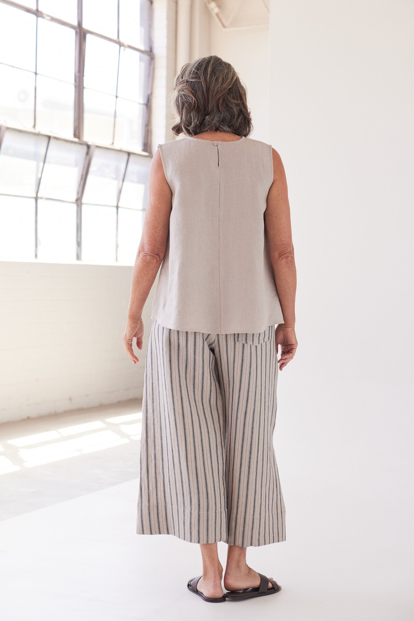 Mila Sleeveless Top | Stone