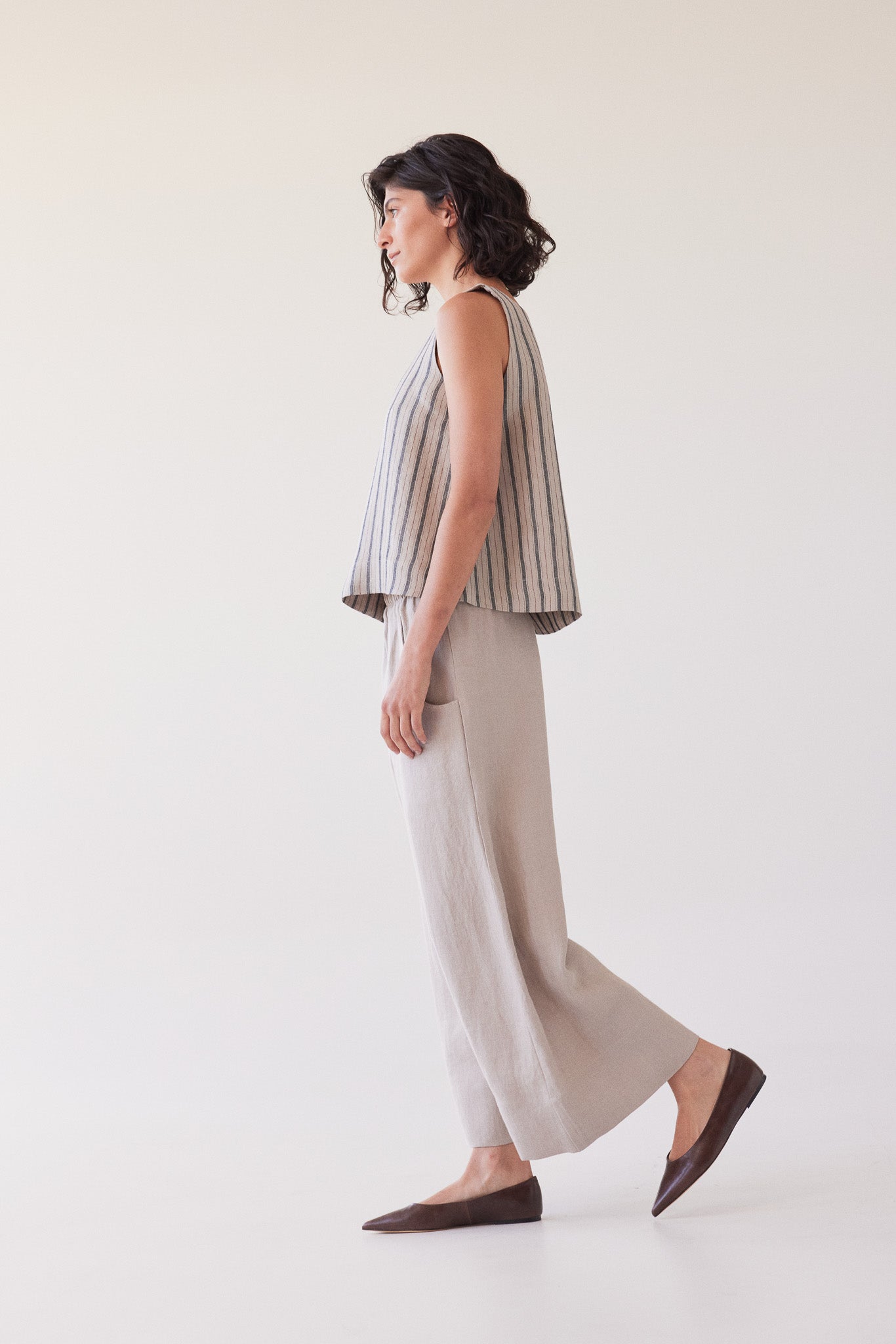 Oliver Pull On Pant | Stone