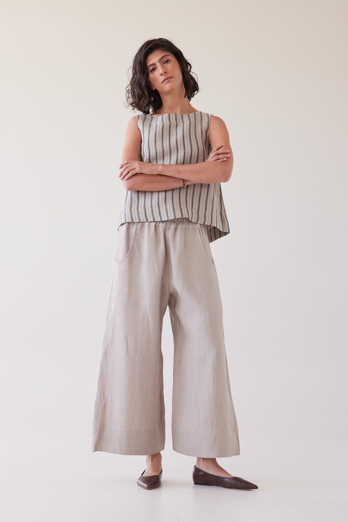 Oliver Pull On Pant | Stone