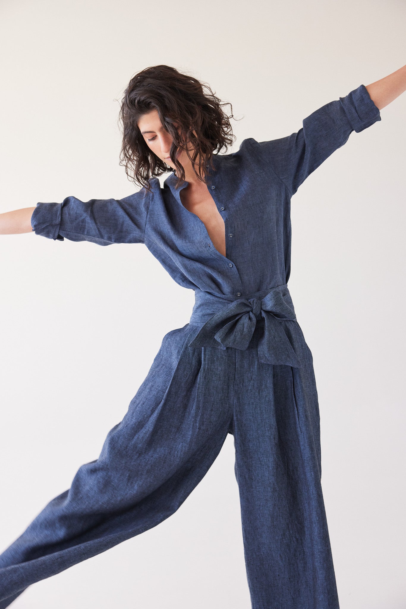 Sawyer Long Sleeve Shirt | Navy