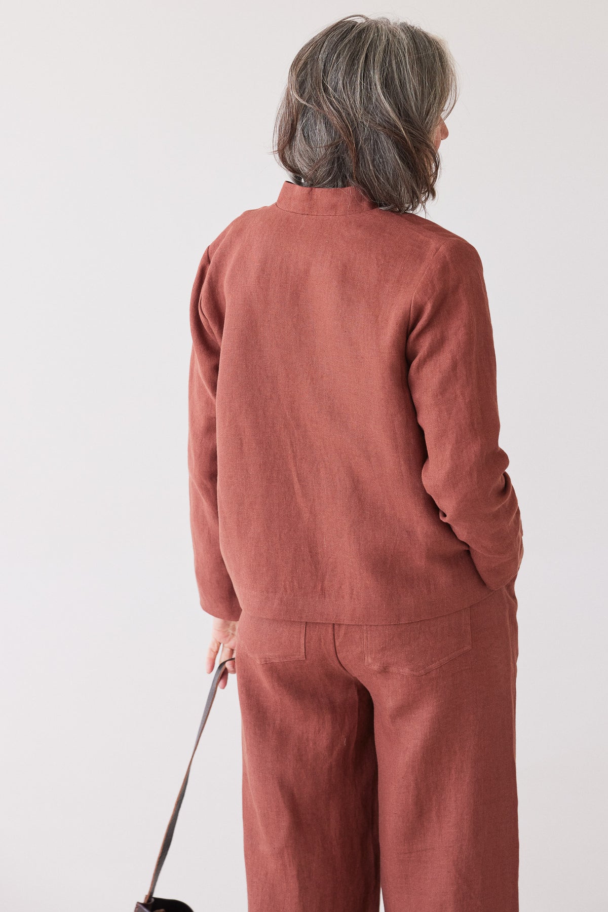 Scout Stand Collar Jacket | Brick
