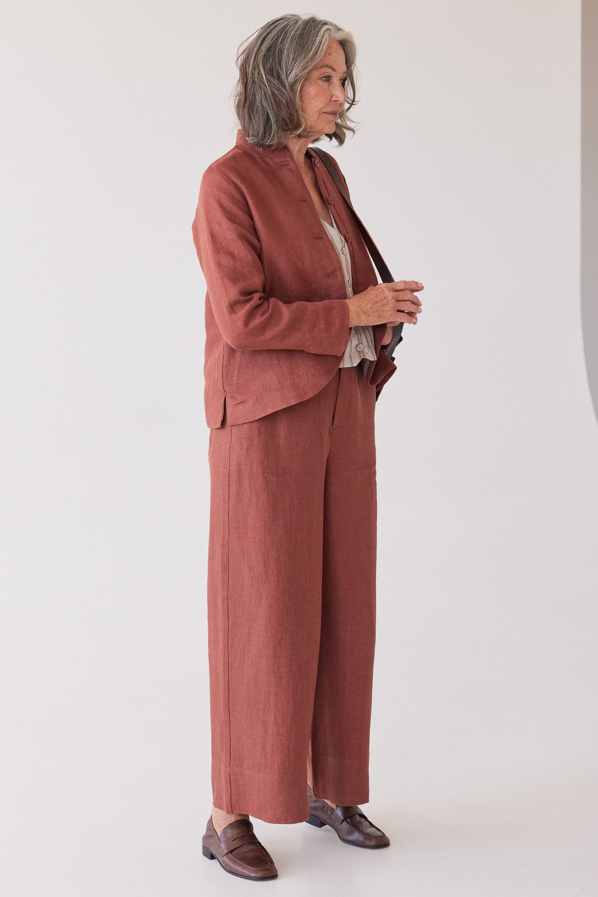 Scout Stand Collar Jacket | Brick