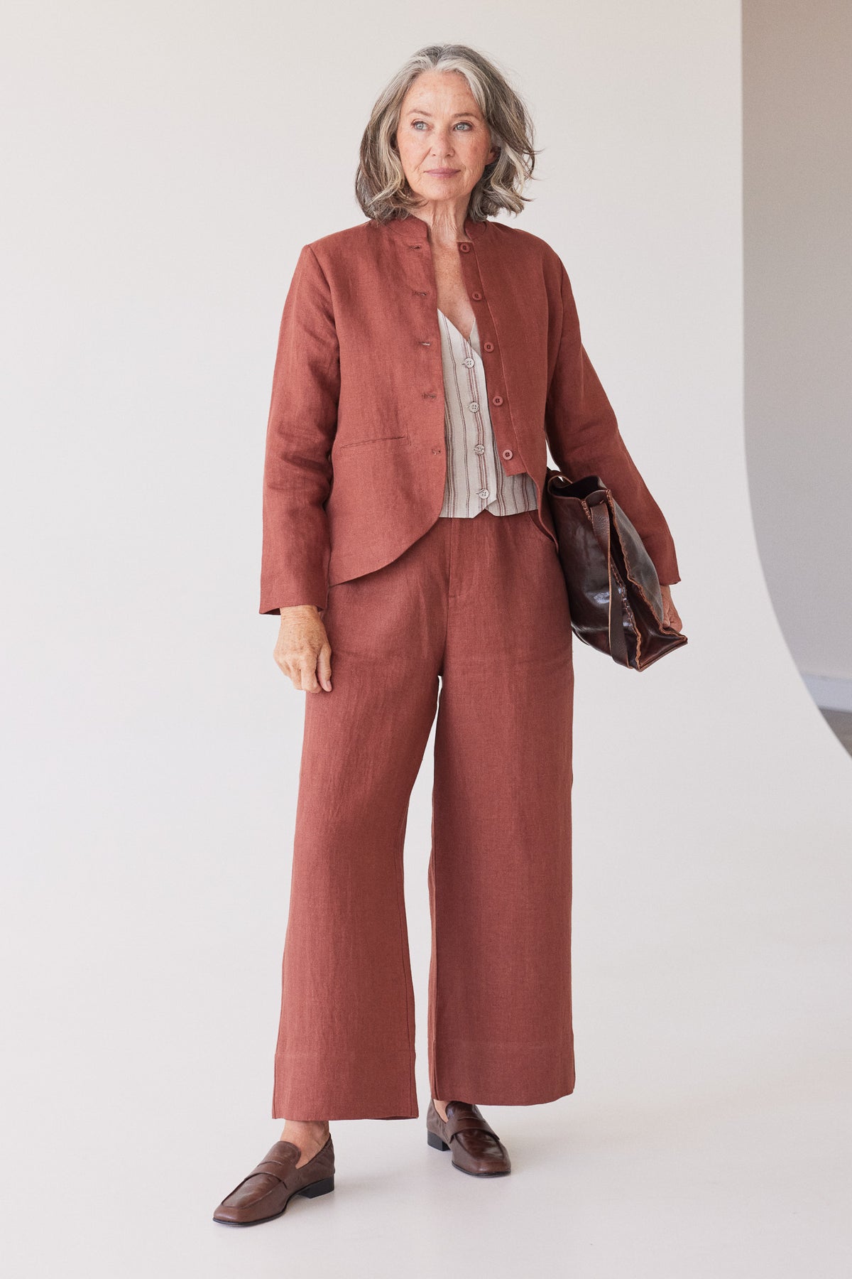 Scout Stand Collar Jacket | Brick