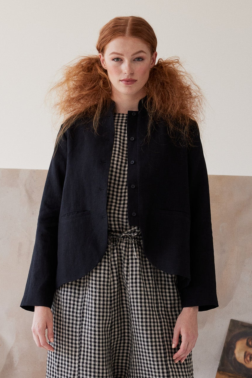 Scout Stand Collar Jacket | Black
