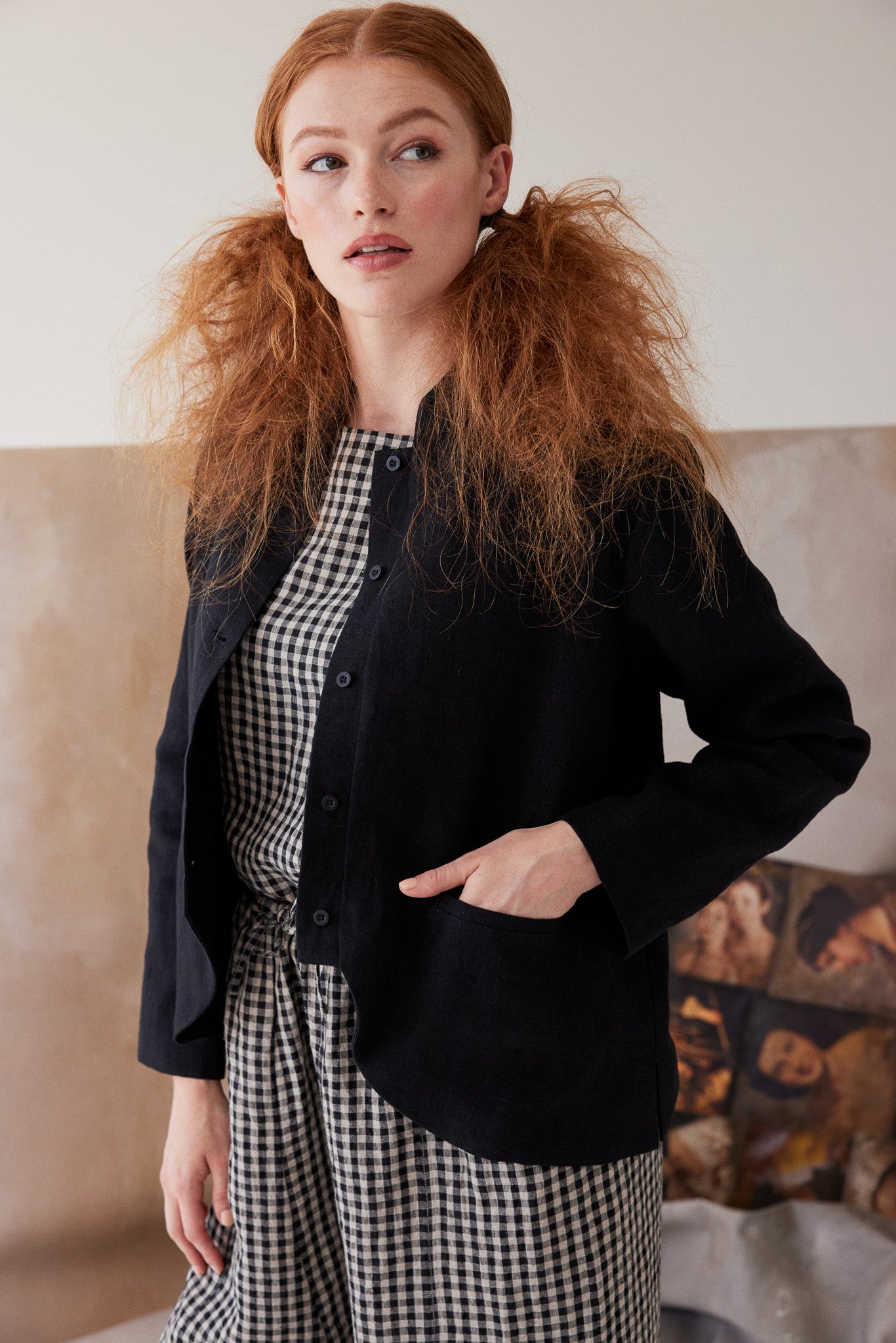 Scout Stand Collar Jacket | Black