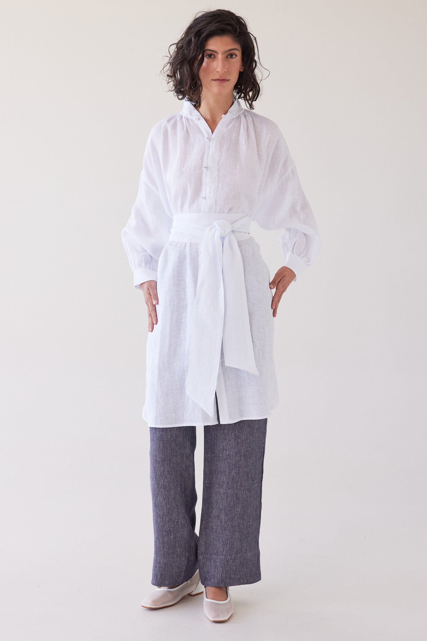 Tie Belt | White Light Weight
