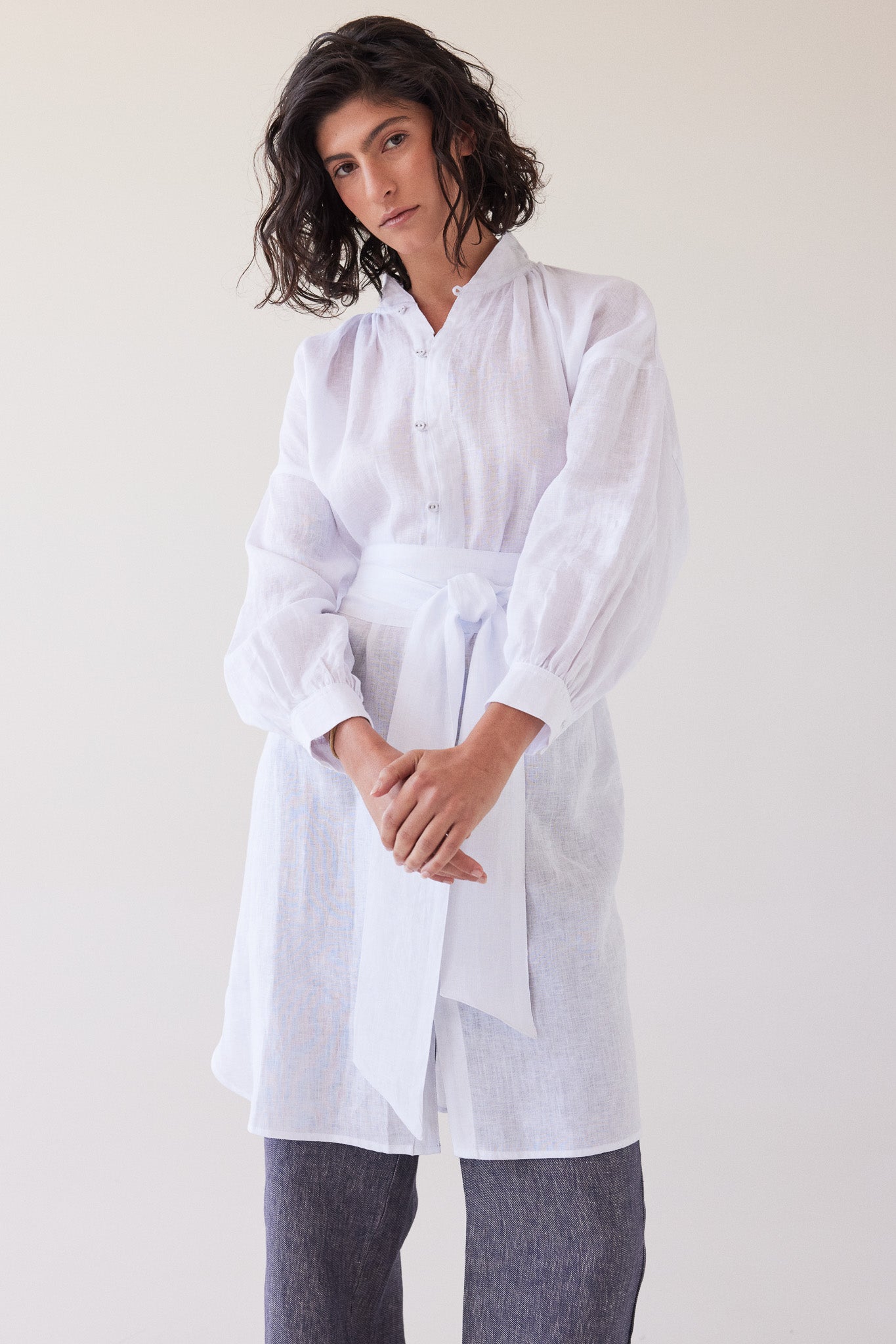 Tie Belt | White Light Weight