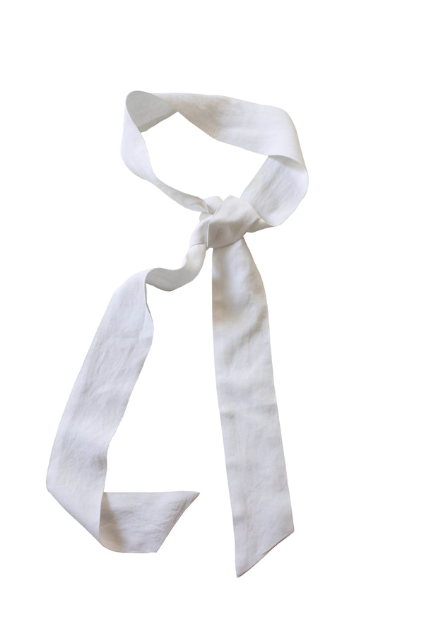 Tie Belt | White