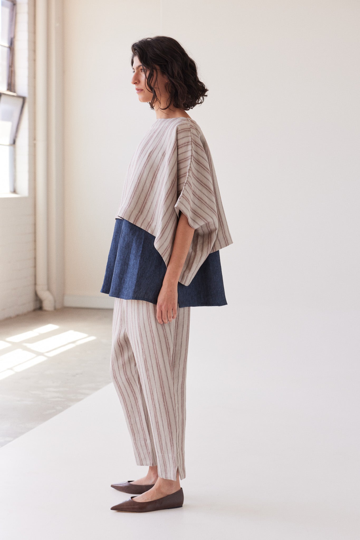 Tommy Layering Top | Brick Stripe