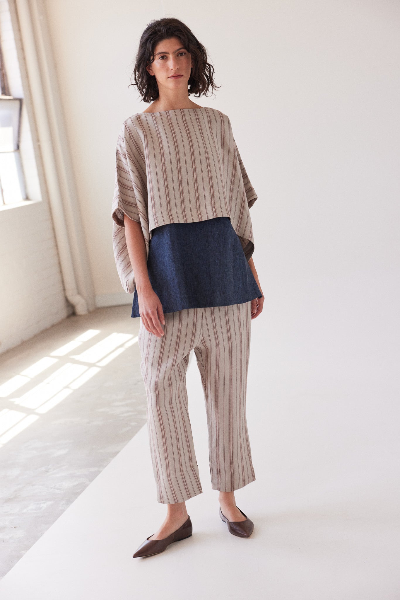 Tommy Layering Top | Brick Stripe