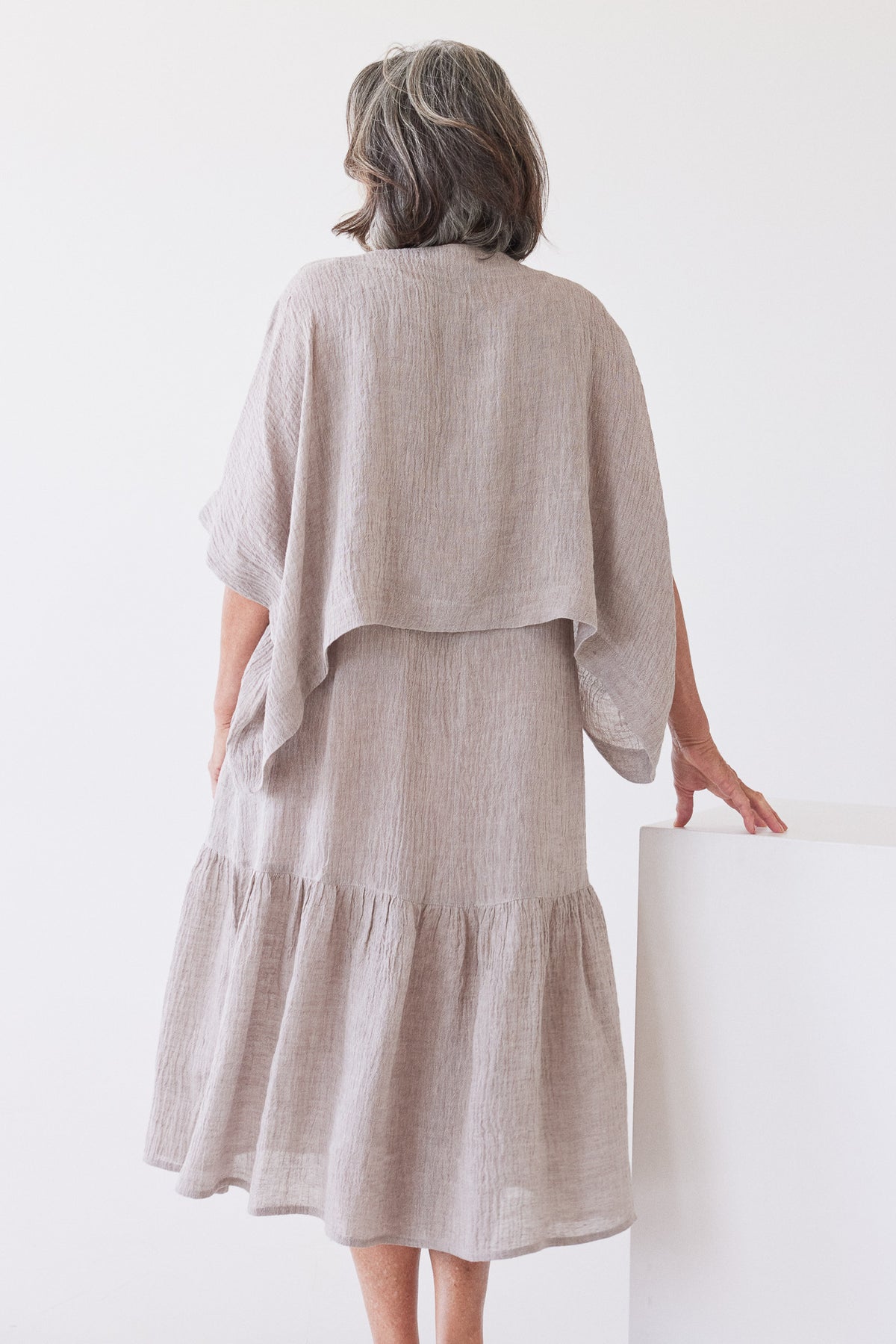 Tommy Layering Top | Stone Gauze