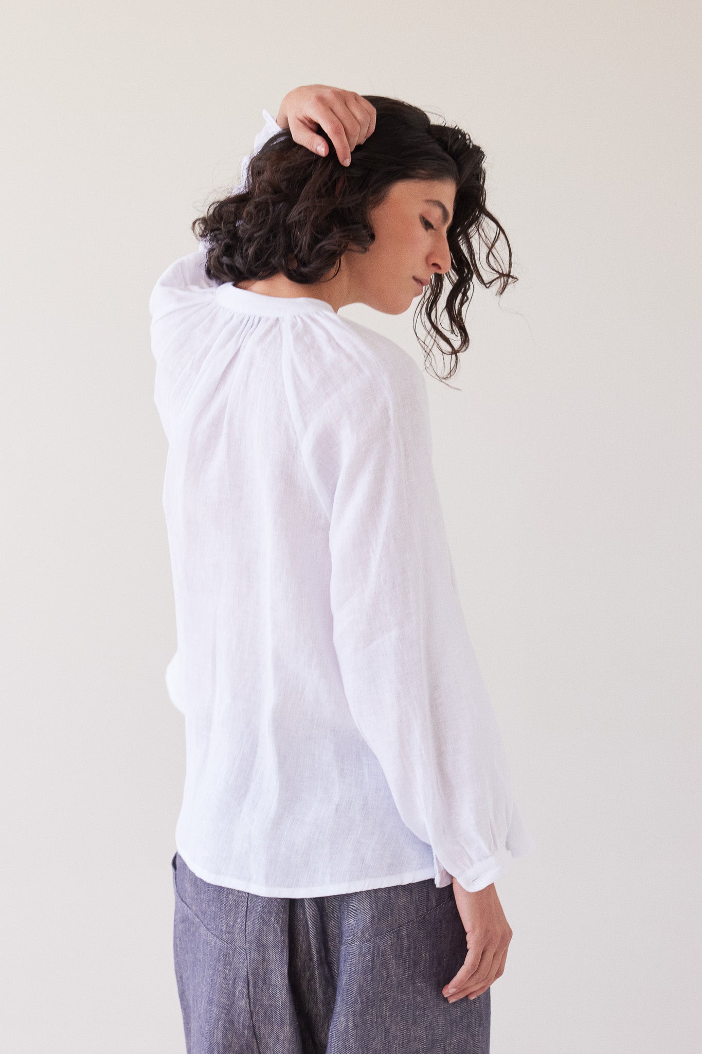 Vento Long Sleeve Shirt | White