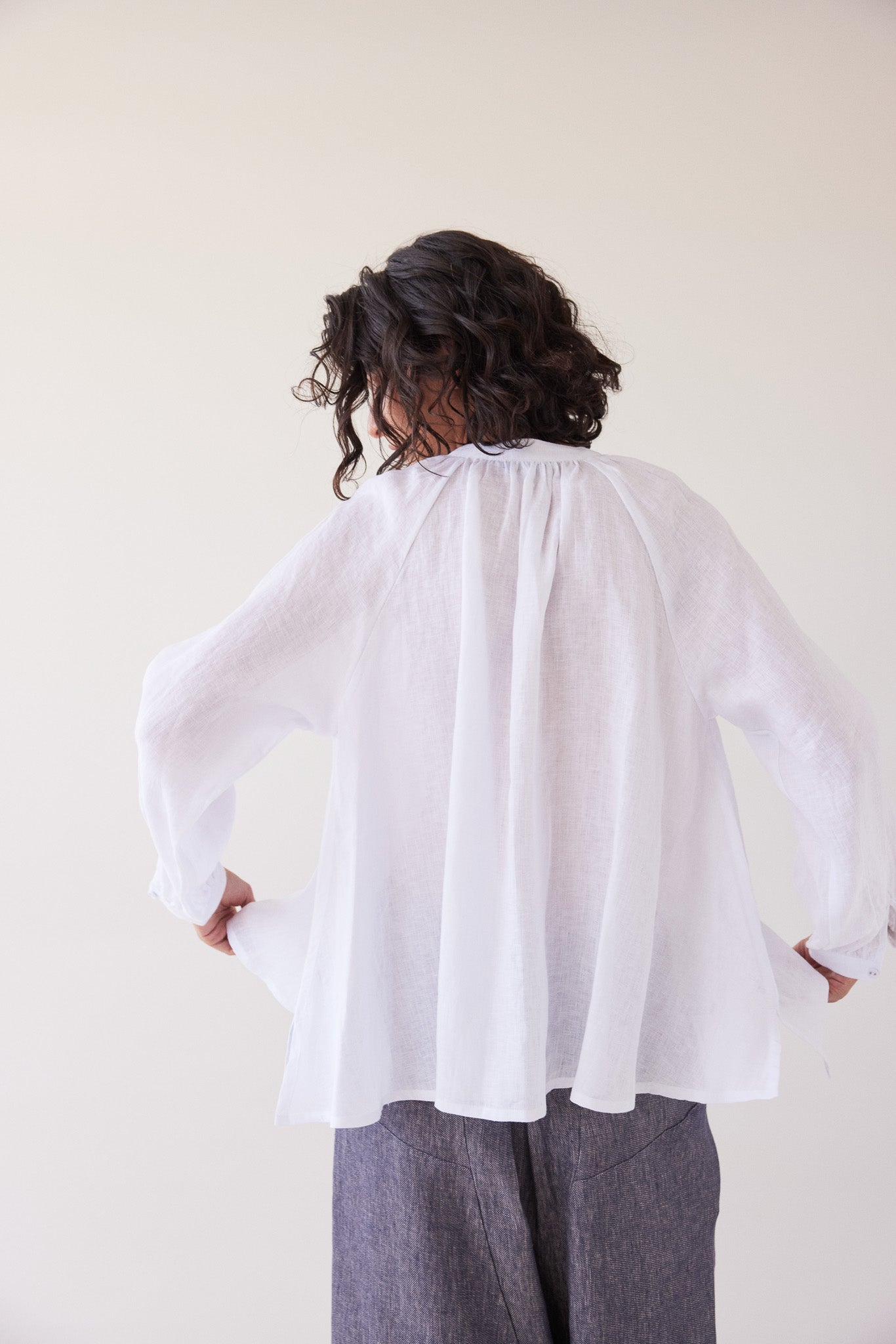 Vento Long Sleeve Shirt | White