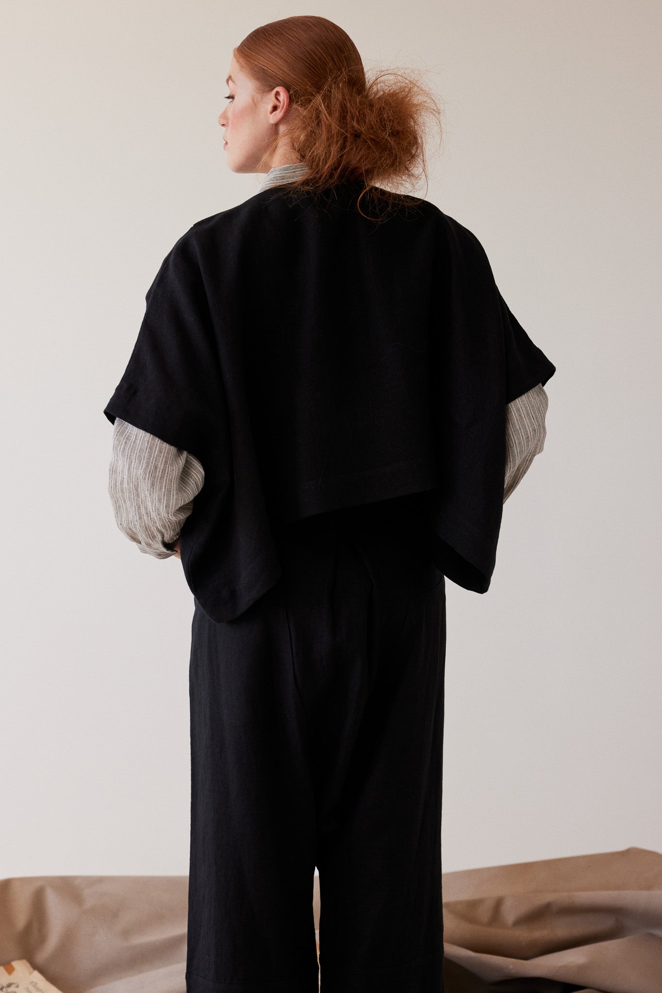 Yuki Drop Crotch Pant | Black