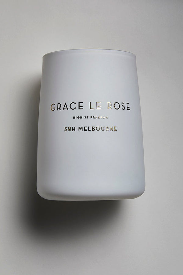 SOH Melbourne | White Candle | Grace Le Rose