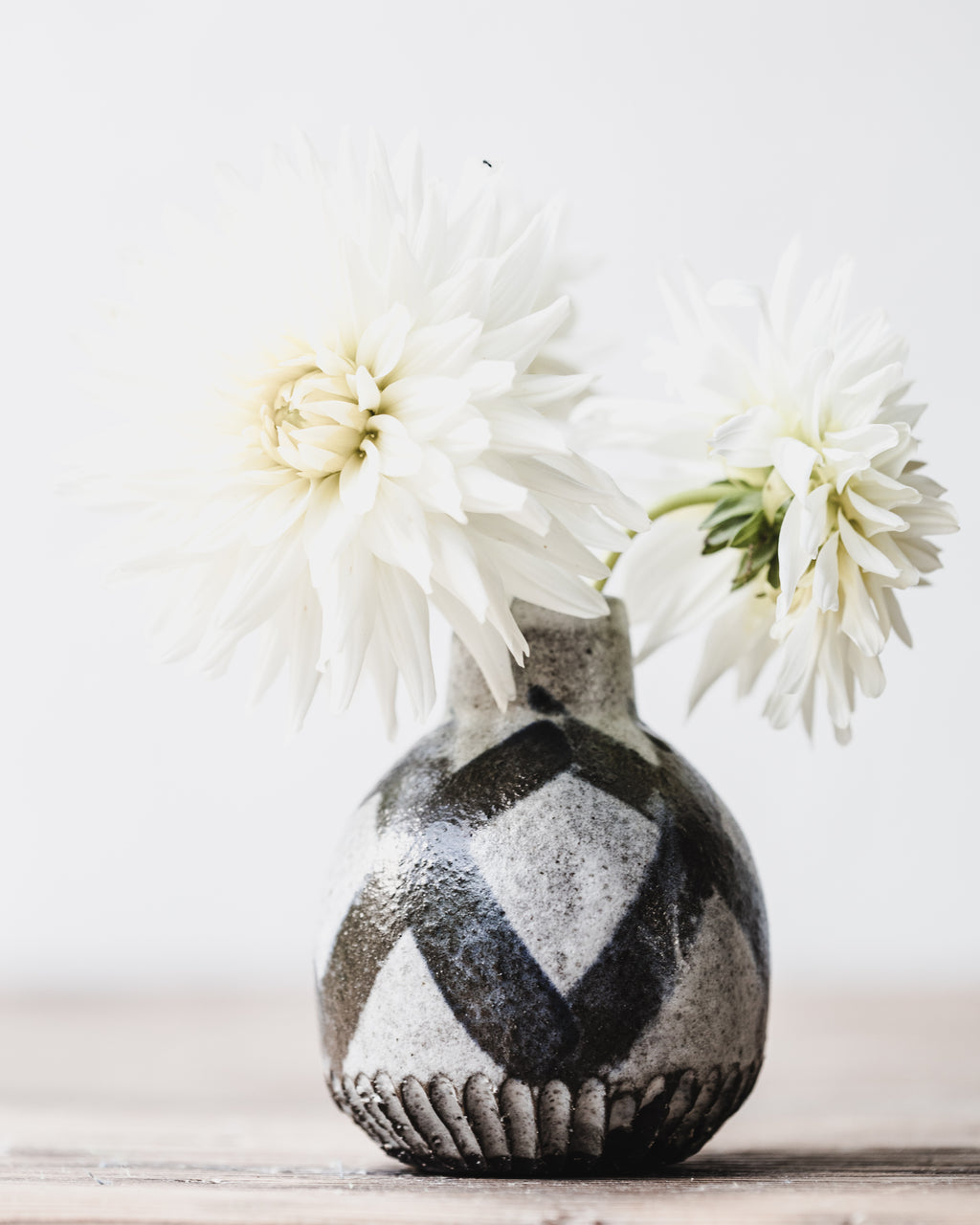 Clay Beehive | Black Bud Vase | 6.8 cm w x 8.5 cm h