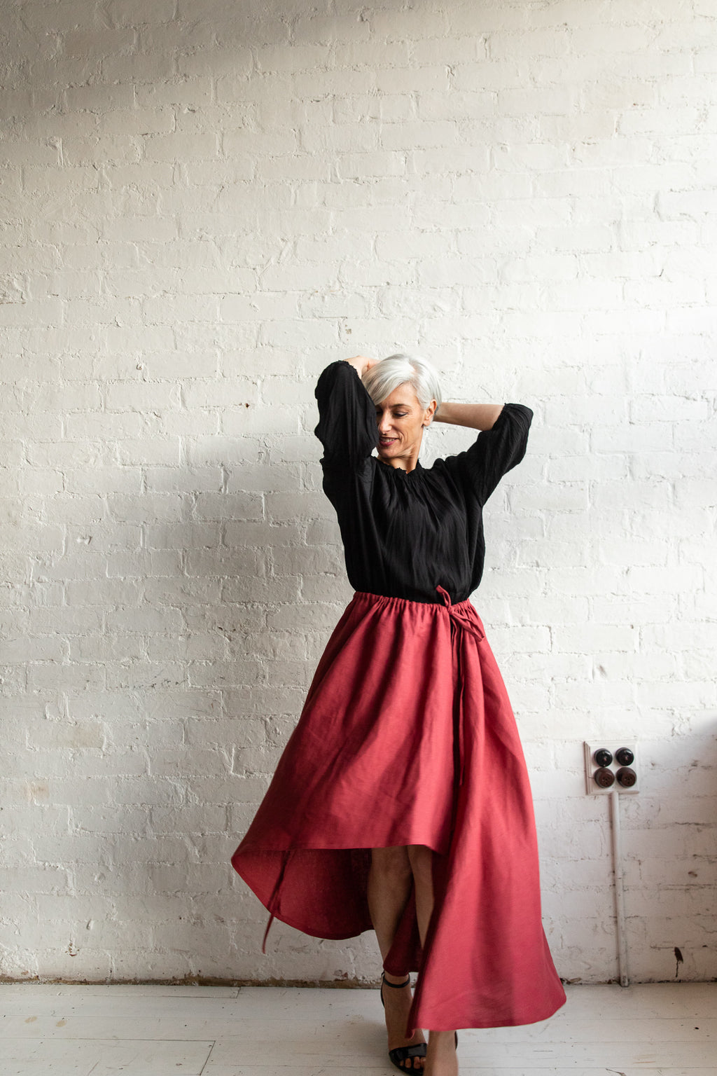 Farrah Wrap Skirt | Rhubarb